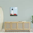 thumbnail image 2 of Stupell Industries Tower Port Lighthouse Coastal Architectural Beacon Red House,24 x 30, Design by Emily Cromwell, 2 of 5