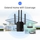 thumbnail image 4 of Amplificador WiFi jixopn de doble banda 2.4G 5.8G, extensor de señal WiFi, 2 puertos LAN, compatible con transmisión de larga distancia, 4 of 8