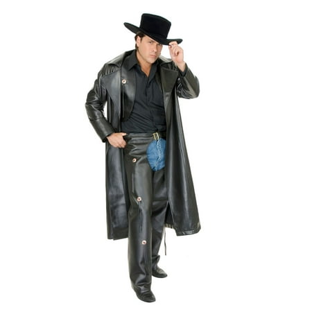 Halloween Range Rider Leather Adult Costume