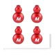 thumbnail image 3 of 4 tapones para extremos de cables de bicicleta Kusrkot rojo, 3 of 8
