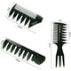 thumbnail image 2 of 3pcs Mens Styling Comb, Men Wide Tooth Comb Black Hair Comb Pompadour Comb Curl Wet Comb, 2 of 5
