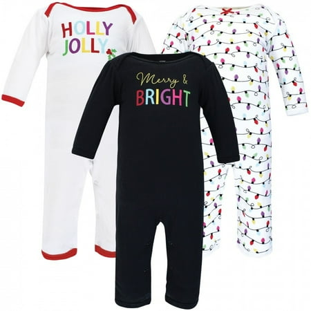 

Hudson Baby Infant Girl Cotton Coveralls Merry And Bright 18-24 Months