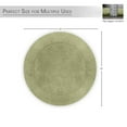 thumbnail image 2 of HOME WEAVERS Waterford Collection Cotton Round Bath Rug, 22" Round, Green, 2 of 8