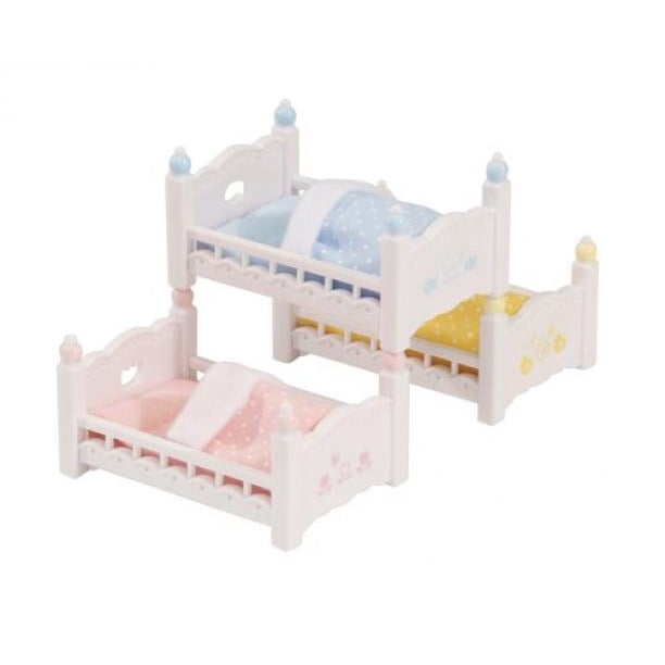 Calico Critters Triple Baby Bunk Beds