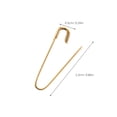 thumbnail image 2 of BESTYASH 1000pcs Safety Pins For Sewing Golden Metal U Shaped Pins For Fabric Protection In Travel Needs, 2 of 8