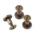 thumbnail image 3 of Rivets en Laiton20pcs Tête Plate en Cuir de Cuivre Rivet Rivet Rivets en Cuivre Durabilité Éprouvée, 3 of 8