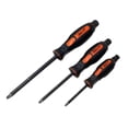 thumbnail image 3 of 7-Piece Professional S2 Steel JIS Driver And Impact Bits Set Includes (3) JIS Screwdrivers (#1, 2, 3) and (4) JIS 1/4" Impact Bits (#2, 3, Short & Long) 0059-011/005, 3 of 7