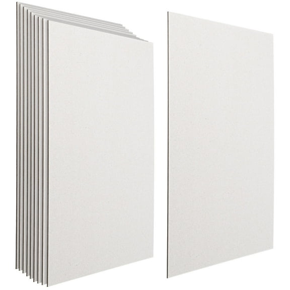 HEMOTON  20 Sheets Construction Paper Chipboard Cardboard Craft Grey