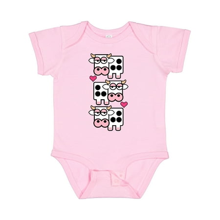 

Inktastic Cow Baby Clothes Farm Animals Gift Baby Boy or Baby Girl Bodysuit