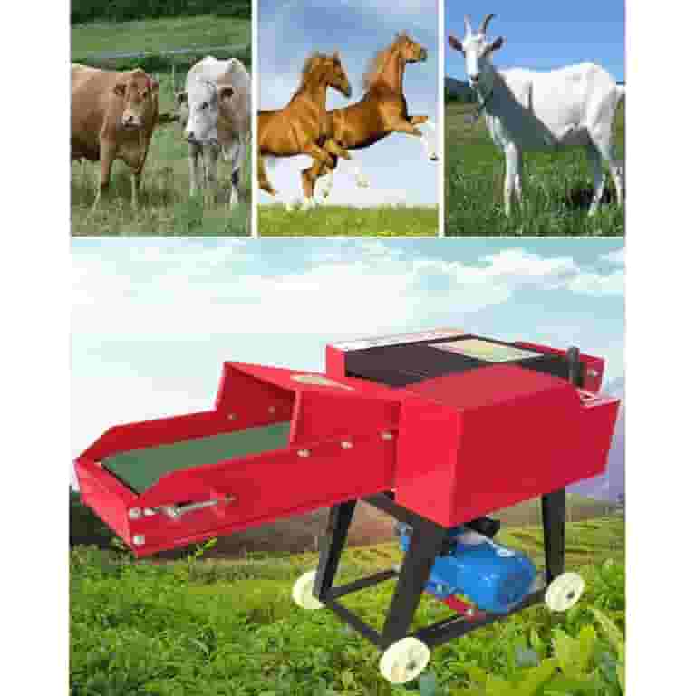 Techtongda 4-blade Hay Cutter Pulverizer Chaffcutter Grass Chopper