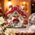 thumbnail image 6 of Easter Acrylic Pendant Flat Ornament 8cm Cute Car Decoration Hanging Decor for Mirror Backpack Wall Door Holiday Festival Spring Party Decorations, 6 of 9