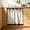 Blue, variant on Linen Striped Half Curtain Bow Cabinet Cover Curtain For Kitchen Oven Door Window,Blue