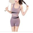 thumbnail image 2 of Womens Bras Beautiful Back Sports Bra Set Shock Gathering Yoga Drying Sports Bra Set Sport Bras for Women Purple M, 2 of 8
