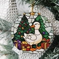 thumbnail image 2 of Duck Stained Glass Ornaments, Duck Ornament,Duck Christmas Tree Ornament, Duck Xmas Decorations hGpsho, 2 of 5