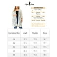 thumbnail image 6 of Agnes Orinda Women's Plus Size Mother's Day Cardigans Lace Lightweight Knit 3/4 Sleeves Cover Up Cardigans 4X White, 6 of 7