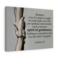 thumbnail image 4 of Scripture Walls  Spirit of Gentleness Galatians 6:1Bible Verse Canvas Christian Wall Art Ready to Hang Unframed, 4 of 9