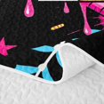 thumbnail image 5 of meiyoeat Dripping 67 Baseball Ice Cream Twin Quilt Set for Boys, Crossed Bat Stars Sport Twin Coverlet Set, 2-Piece, 1 Comforter and 1 Pillowcase, 5 of 7