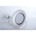 thumbnail image 2 of Kingston Brass P60CK Victorian 6-5/16-Inch Sunflower Raindrop Ceramic Shower Head with 12-Inch Shower Arm in Polished Chrome, 2 of 6