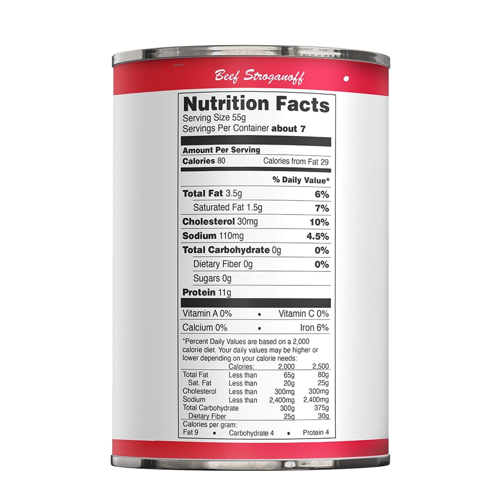 (Pack of 12) Werling and Sons Canned Beef 14.5 Oz Fully Cooked Heat & Eat Shelf Stable Canned Meat for Long Term Storage Recipe Ready Canned Food Camping Hiking Emergency Preparedness Quality Meat