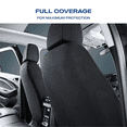 thumbnail image 4 of Skechers Car Seat Covers , Air-Cool Design Memory Foam Seat Covers, Piping Leather Mesh Car Seat Cover,Airbag Compatible,Automotive Comfort Universal FitMost Cars,Vans,Truck,SUV,Gray Front Set, 4 of 8