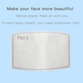 thumbnail image 4 of maskred Christmas Themed Dust Mask Printing Dustproof Polyester Face Mask with Elastic Earband and Filter Type 4 2# 1Set, 4 of 6