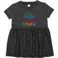 thumbnail image 3 of Inktastic My Poppi Loves Me Girls Baby Dress, 3 of 5
