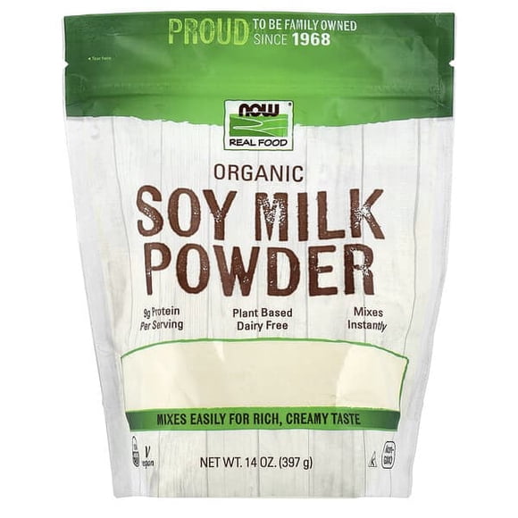 NOW Foods, Real Food, Organic Soy Milk Powder, 14 oz (397 g)