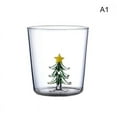 thumbnail image 1 of 380ML Christmas Tree Mug Cute Cup Glass Cups Glass Mug Coffee Mug Home Decoratio, 1 of 5