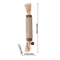 thumbnail image 4 of Catnip Chew Toy for Cats – Matabi Wood Stick with Natural Raffia, Dental Cleaning & Stress Relief for Indoor Play, 6-inch, 4 of 7