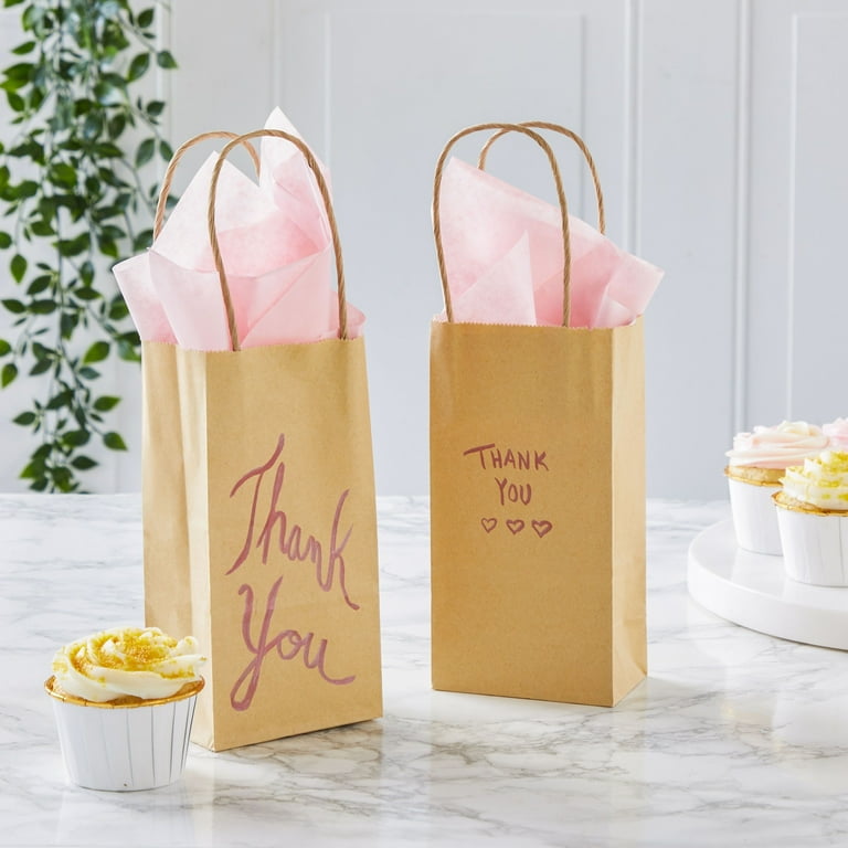 Small brown gift bags deals