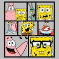 thumbnail image 2 of Mens SpongeBob SquarePants Comic Panels Group Collage T Shirt, 2 of 5
