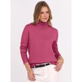 thumbnail image 5 of ANRABESS Turtleneck Sweaters for Women Long Sleeve Tops | 2026 Fall Winter Fashion Clothes, Office Work Daily Wear Dressy Casual Outfits, Soft Knitted Ribbed Button-Cuff Pullover Top, 5 of 9