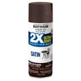 Espresso, RustOleum American Accents 2X Ultra Cover Satin Spray Paint 12 oz