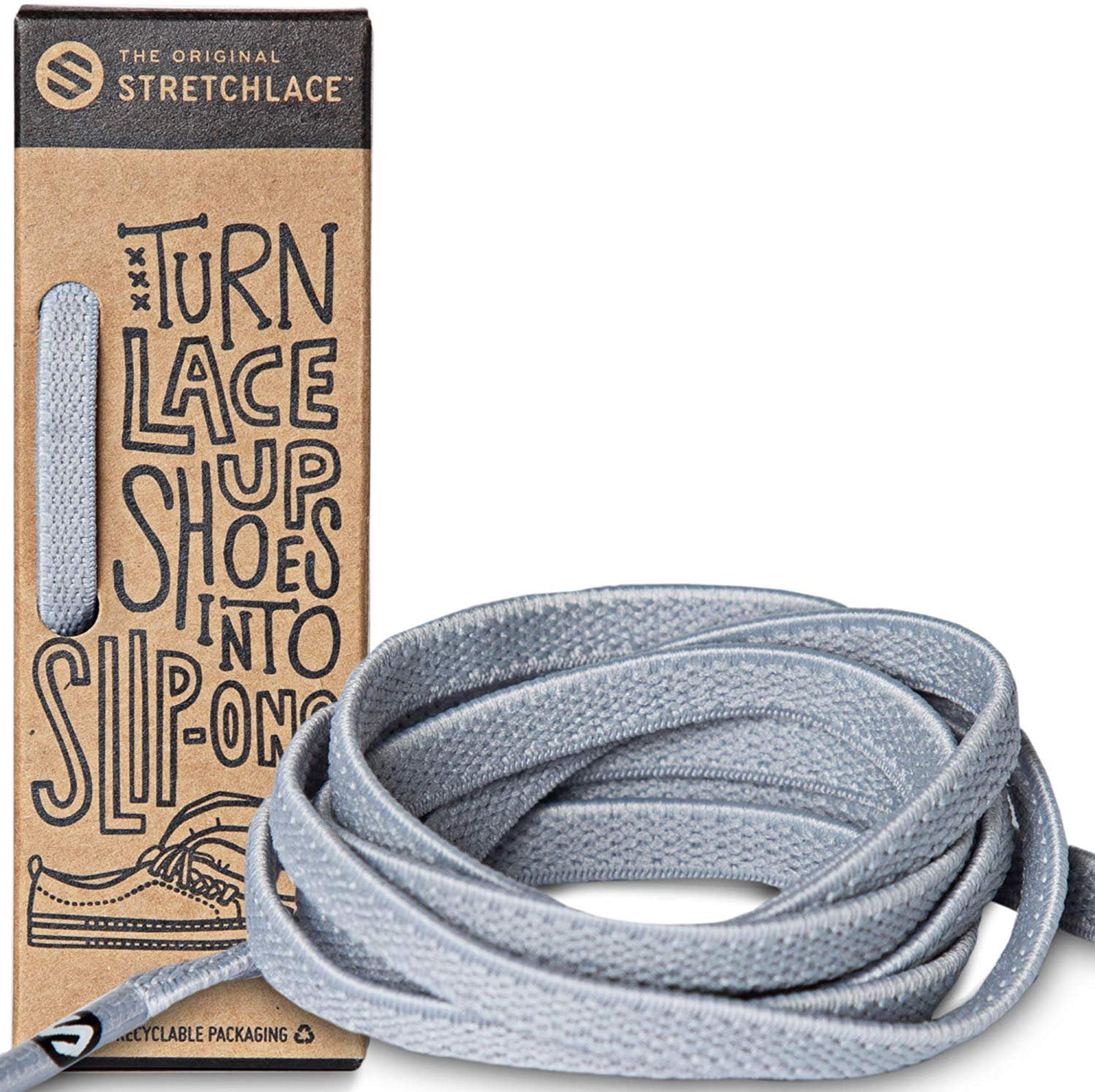 The Original Stretchlace | Elastic Shoe Laces | Flat Stretch Shoelaces ...
