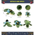 thumbnail image 2 of DolliBu Gator Police Officer Plush Toy - Soft Alligator Cop Stuffed Animal Dress Up with Cute Cop Uniform and Cap Outfit - Perfect Gift - 18 Inches, 2 of 6