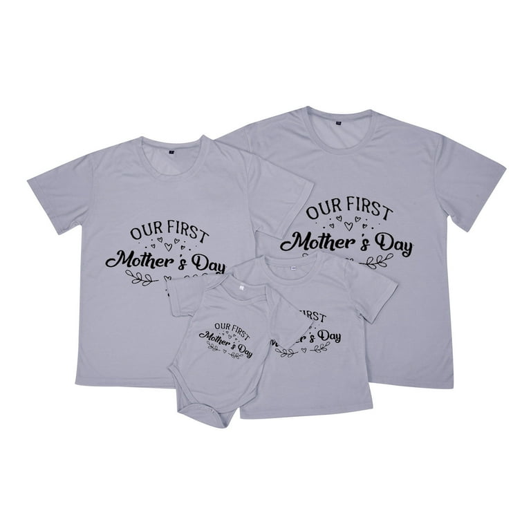  Our 1st Mother's Day Shirt, Mommy and Me Shirts