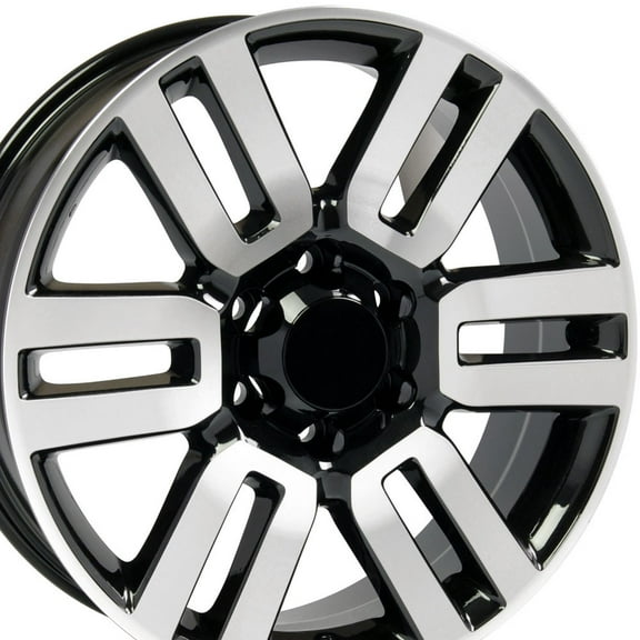 New 20 inch Aluminum Wheel for 96-18 Toyota 4Runner Black Machined Rim