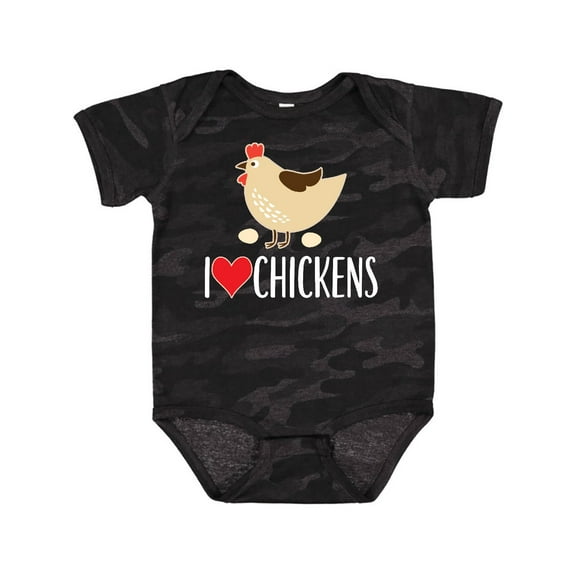 Inktastic Chickens Cute Farm Animal Boys or Girls Baby Bodysuit