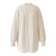thumbnail image 3 of Gibobby Suéter de Mujer Suéter de punto suelto elegante casual de color sólido para mujer con bolsillos Prendas de abrigo de moda (Beige, M), 3 of 5
