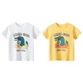 thumbnail image 3 of SILVERCEL Toddler Boys Dinosaur T-Shirts Size 1-6 Years Kids Boys Cotton Short-Sleeve Crewneck, 3 of 4