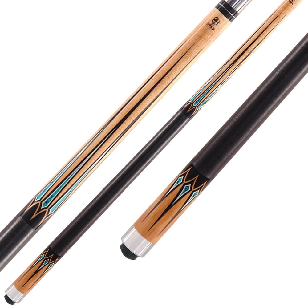 One Piece Pool Cues 18,19,20 & 21 oz Set 4 Cues McDermott Lucky House Cues 