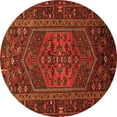 thumbnail image 1 of Ahgly Company Indoor Round Persian Orange Traditional Area Rugs, 6' Round, 1 of 1