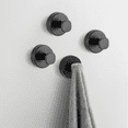 thumbnail image 6 of Bxaolu Waterproof Suction Cup Hooks, 2Pack Heavy Duty Stainless Steel No Drill Shower Hooks for Hanging Towels, Robes, Loofahs, Holder Holds Strong on Tile,Glass,Mirror,Wall,Bathroom Door, Black, 6 of 8