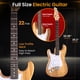 thumbnail image 3 of Kit de guitarra eléctrica Pyle, tamaño completo, para zurdos, estilo ST, 3 of 7