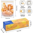 thumbnail image 3 of SURJDE 25PCS Reusable Food Storage Bag, 18x20cm Food Storage Freezer Bags Freezer Seal Bags, Vegetable and Fruit Ziplock Bags Gallon Bags for Food Vegetable Fruit, 3 of 7
