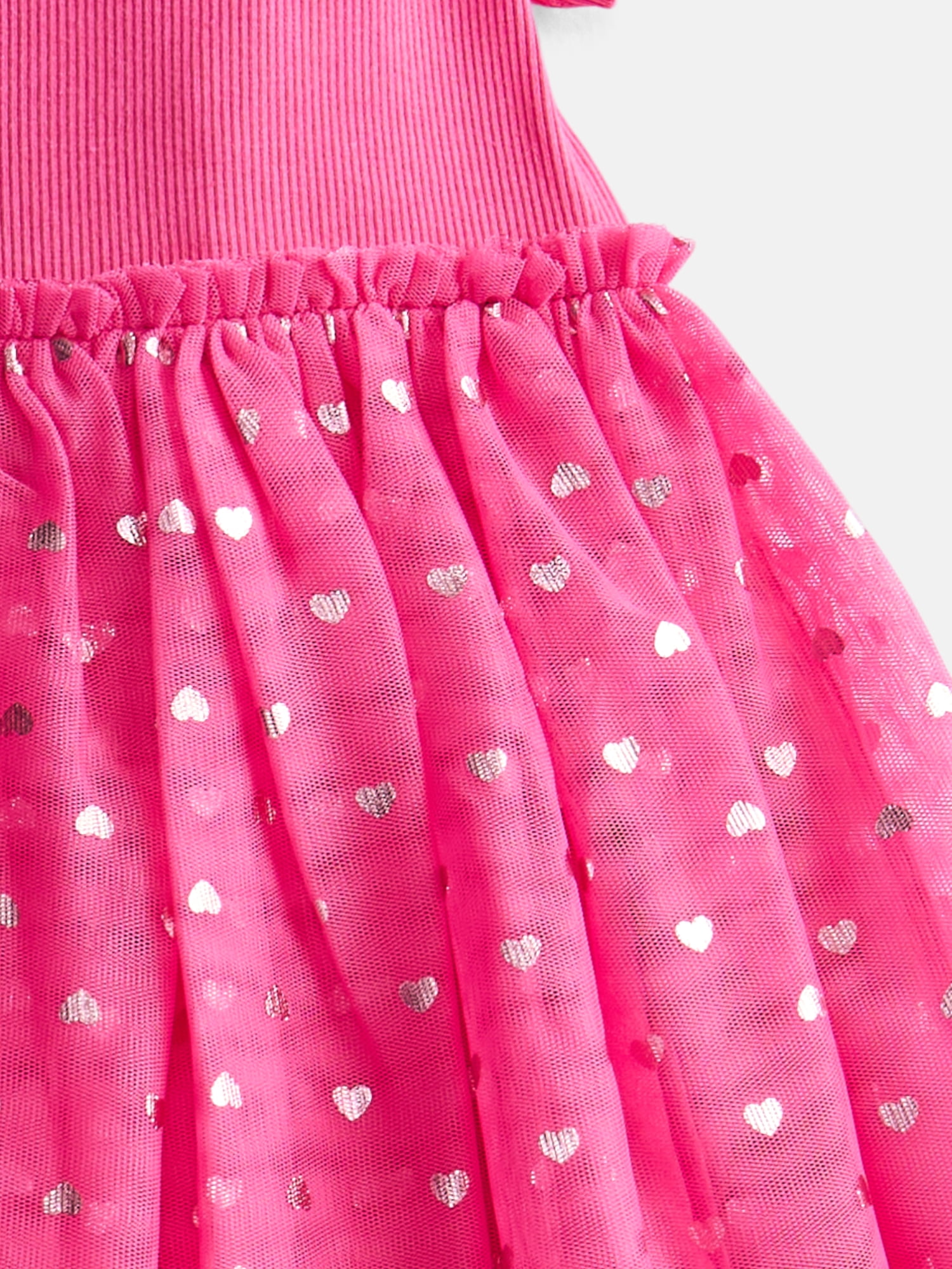 Wonder Nation Toddler Girls' Tutu Dress with Short Sleeves, Sizes 12M-5T