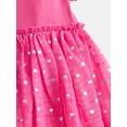 thumbnail image 3 of Wonder Nation Toddler Girls' Tutu Dress with Short Sleeves, Sizes 12M-5T, 3 of 3