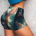 thumbnail image 4 of Balery Cute Flower Chihuahua Puppy Pantalones cortos de entrenamiento estampados para mujer, sin costuras, ajustados, para gimnasio, yoga, correr, deportes, ejercicio activo, fitness.-Small, 4 of 8