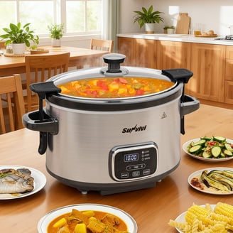 West Bend 5-Quart Oblong Slow Cooker - Walmart.com