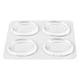 thumbnail image 2 of Almohadilla amortiguadora de tambor almohadilla silenciosa de tambor con reducción de ruido de silicona fácil instalación portátil 4 piezas suave para principiantes ANGGREK  Otros, 2 of 8